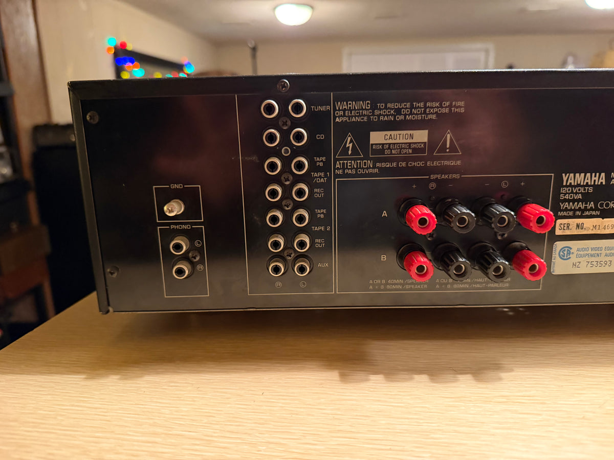 Yamaha AX-450 Natural Sound Integrated Stereo Amplifier Phono 65WPC Serviced🎶🔥