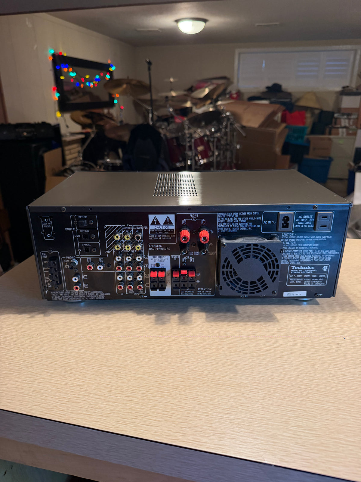 Technics SA-DX940 AV Control Stereo Receiver Vintage 1990's 100WPC Fresh Service