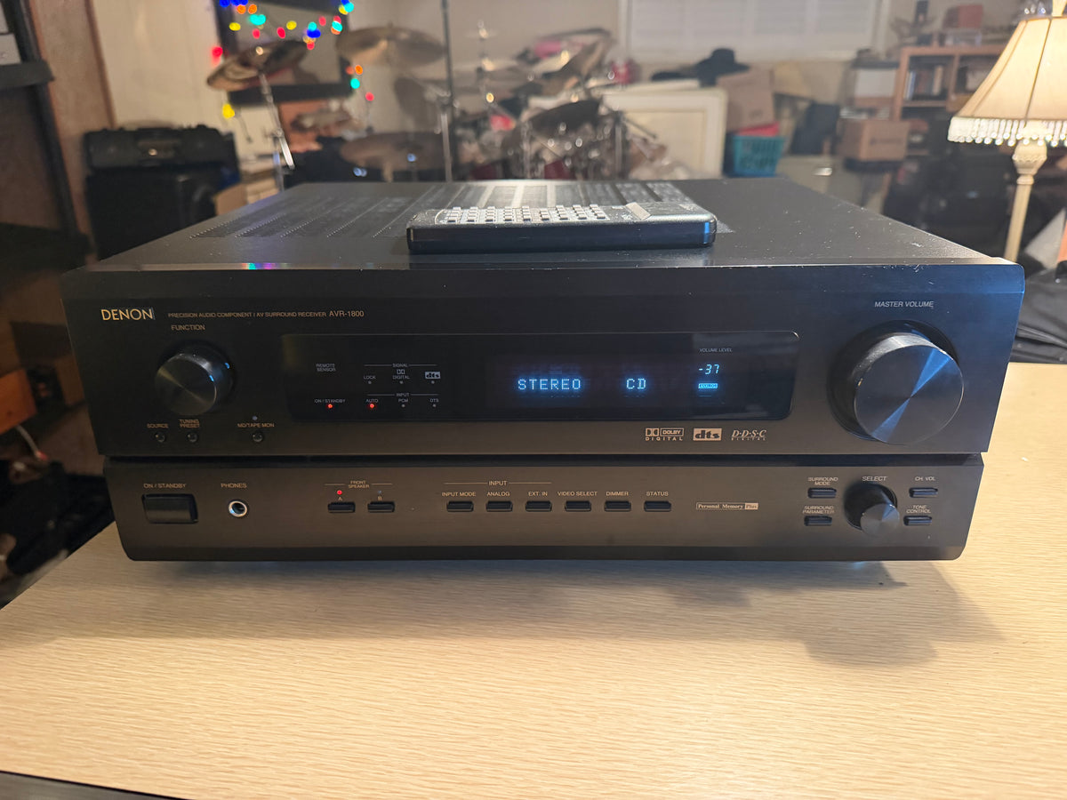 Denon AVR-1800 Precision Audio Component/AV Surround Receiver Serviced Beauty🔥
