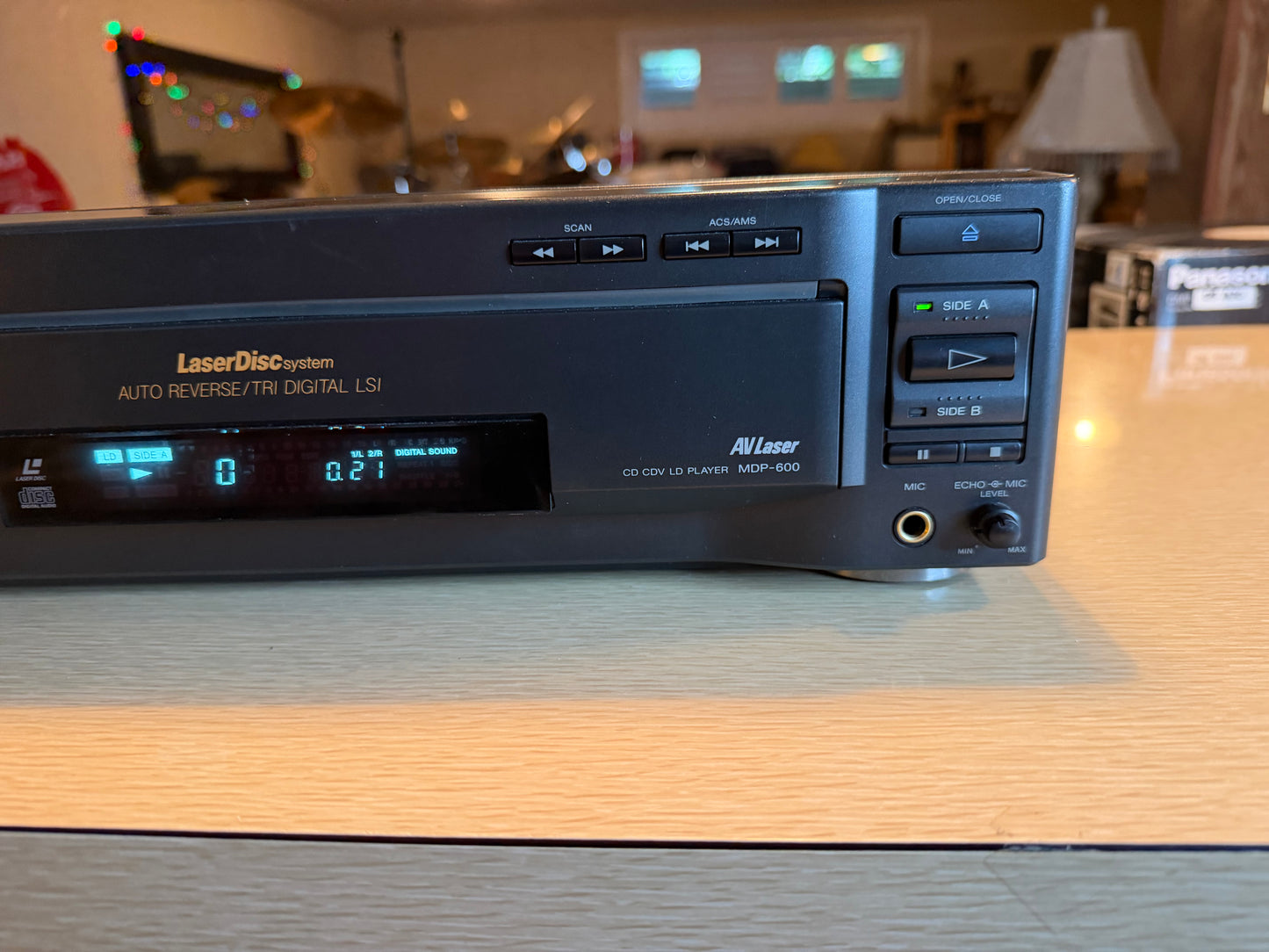 Sony MDP-600 CD CDV LD Laserdisc Player Fresh Professional Servicing W/ Receipt!