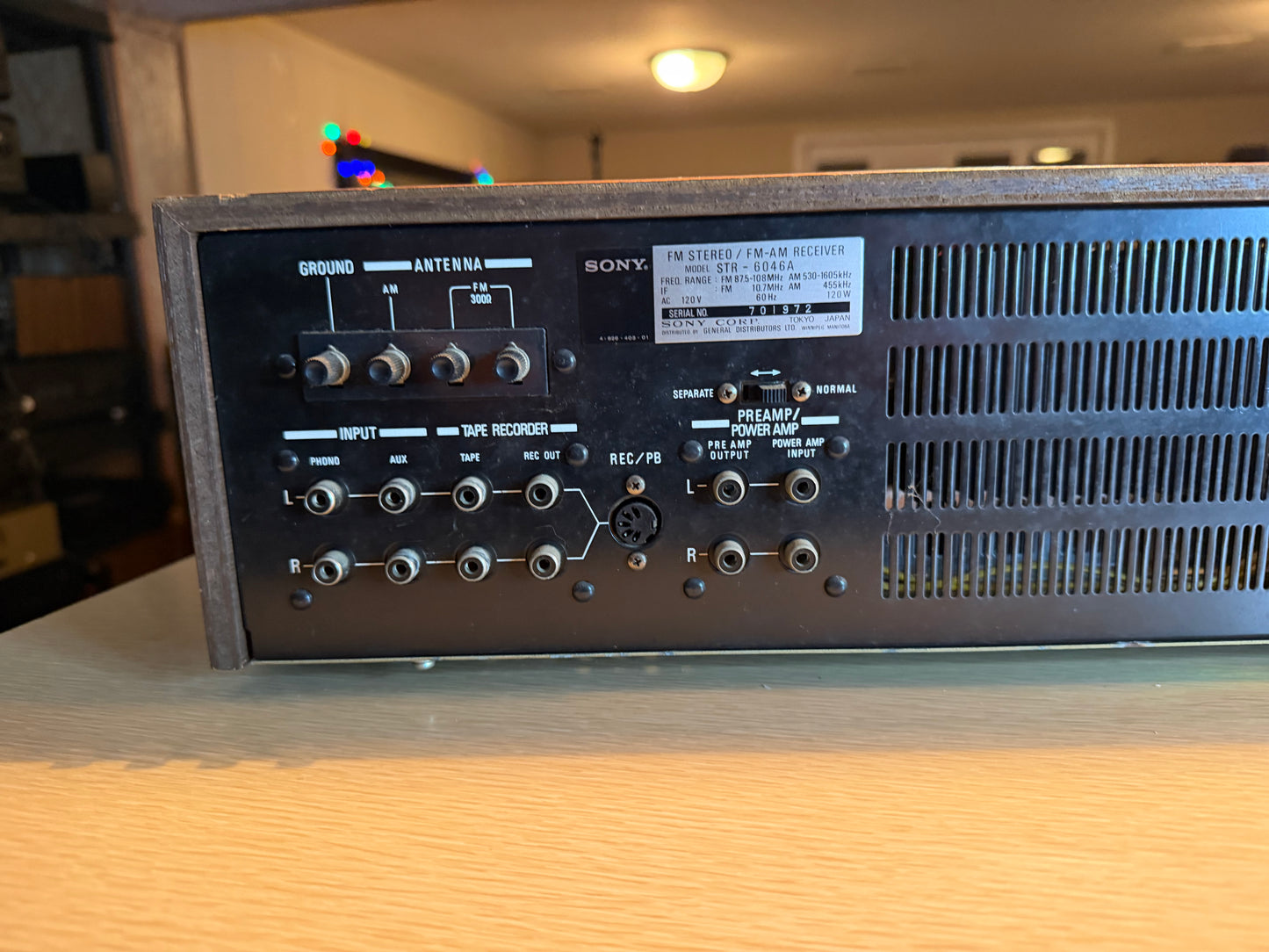 (NEAR MINT) Vintage SONY STR-6046A  AM/FM Stereo Receiver Fresh Servicing ✅🎶
