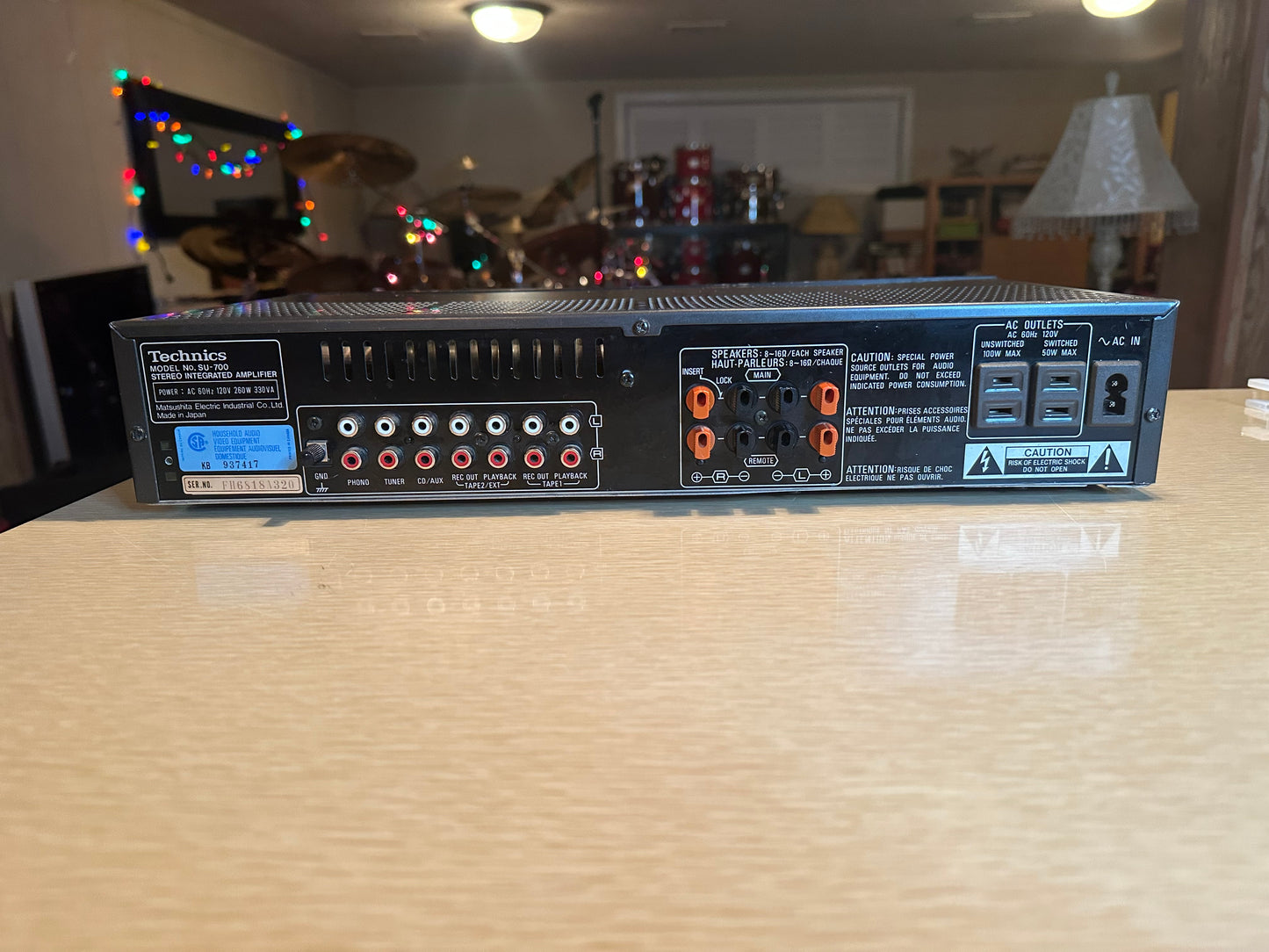 Technics SU-700 Stereo Hi-Fi Integrated Amplifier New Class A Fully Tested Rare!