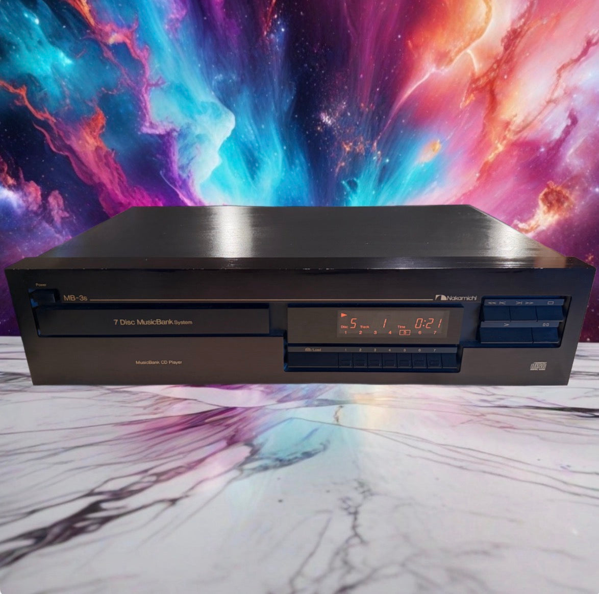RARE Nakamichi MB-3s Musicbank CD Player Very High Fidelity Fresh Service Remote