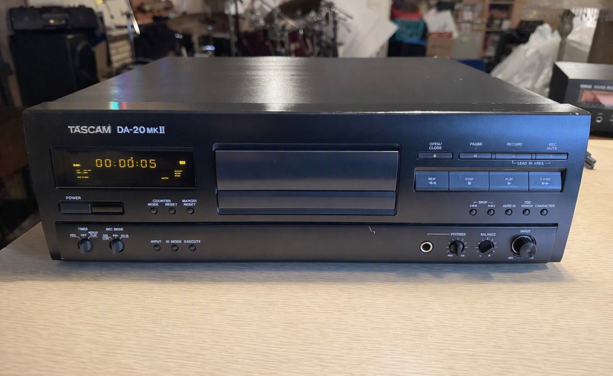 TASCAM DA-20 MKII Professional DAT Recorder | Full Fresh Service Rare Beauty🔥🎶