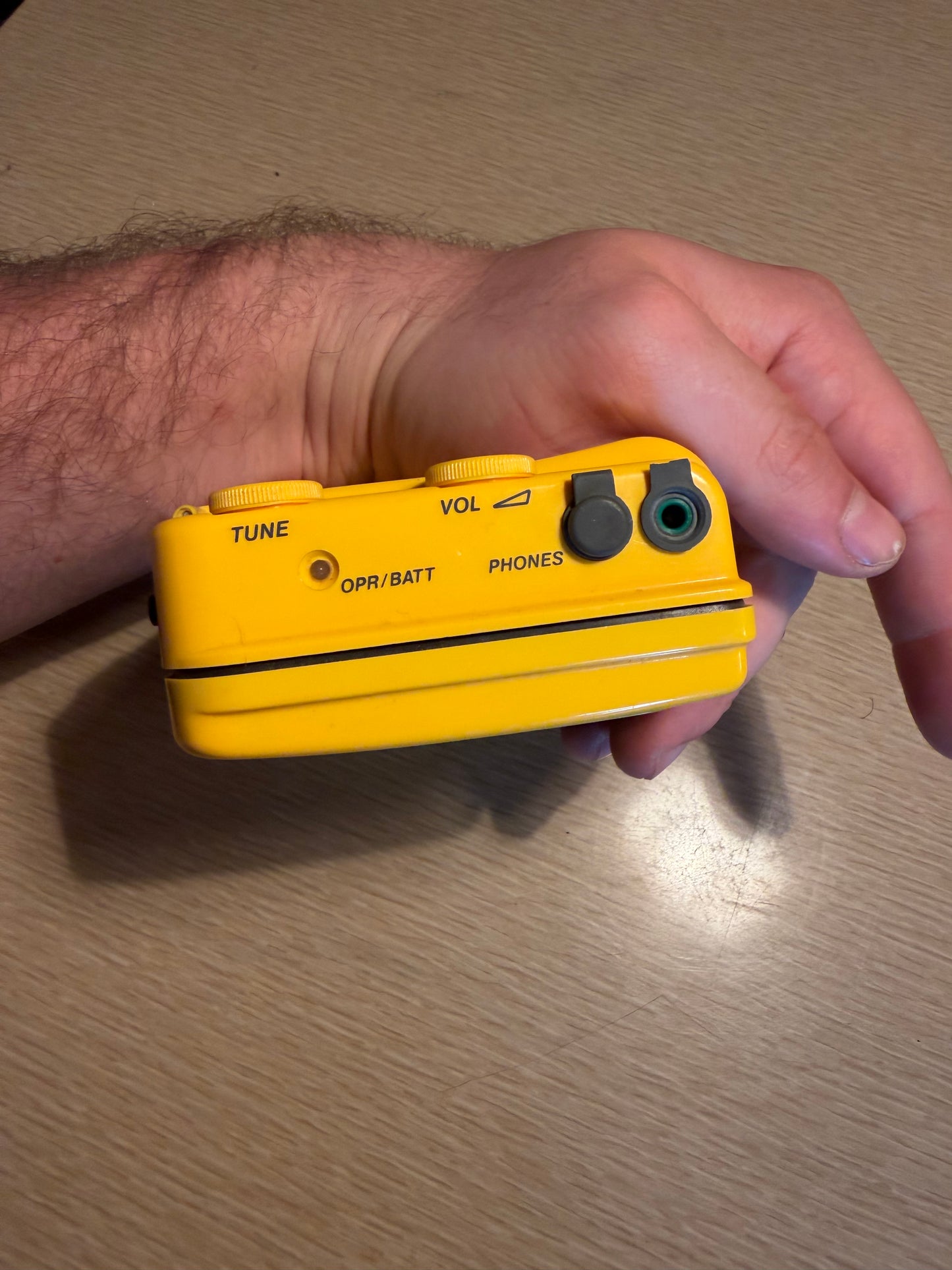 Sony Walkman Sports Audio Cassette AM/FM Radio WM-AF54 Yellow Clean SERVICED🔥🎶