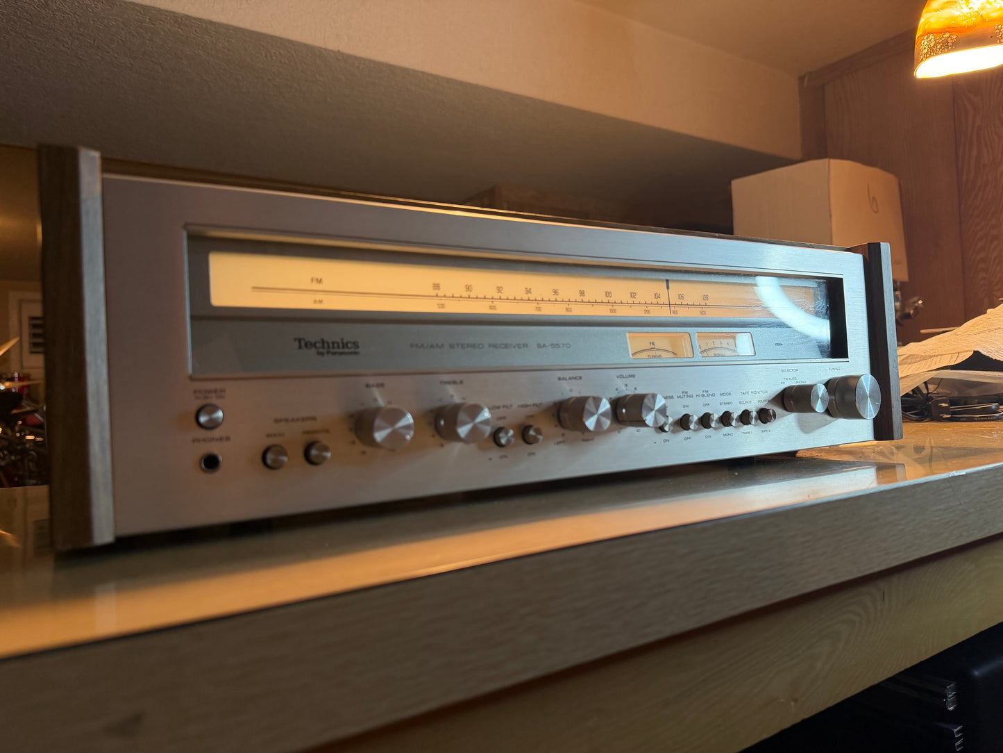 Technics Sa 5570 Stereo Receiver Amplifier 85 WPC Excellent Shape Fresh Service!