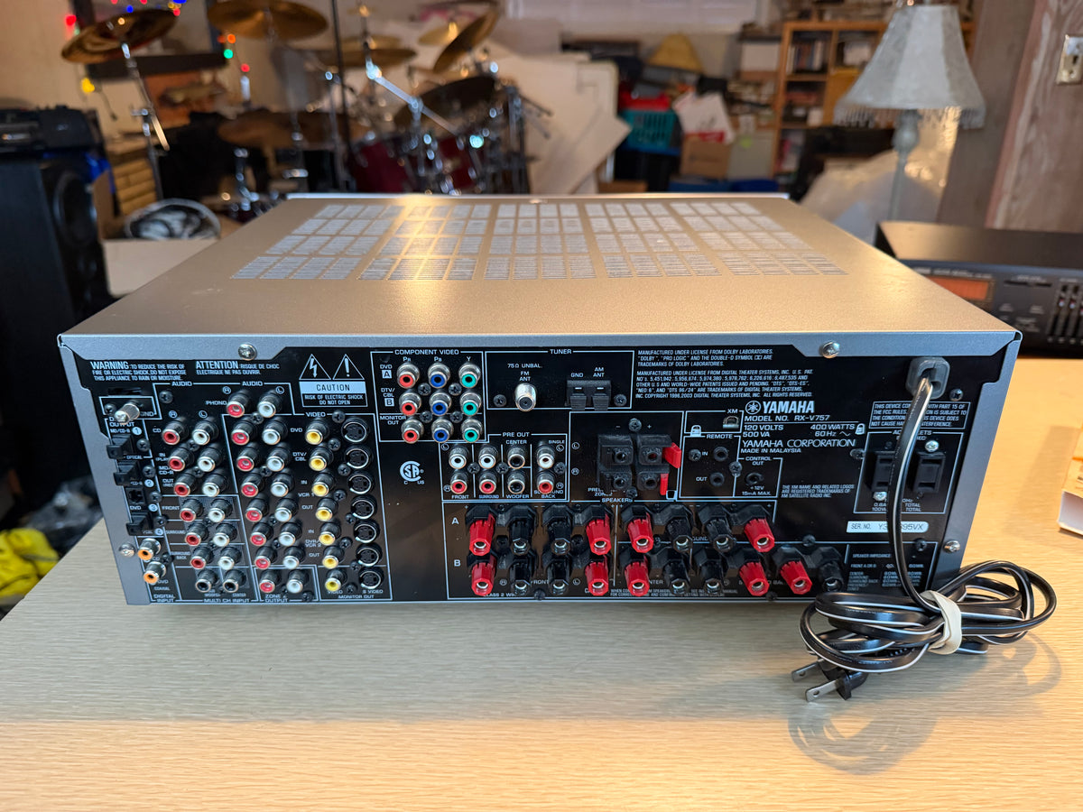 Yamaha RX-V757 A/V Receiver Stereo 5.1 Channels Bundle w/Remote Serviced Beauty