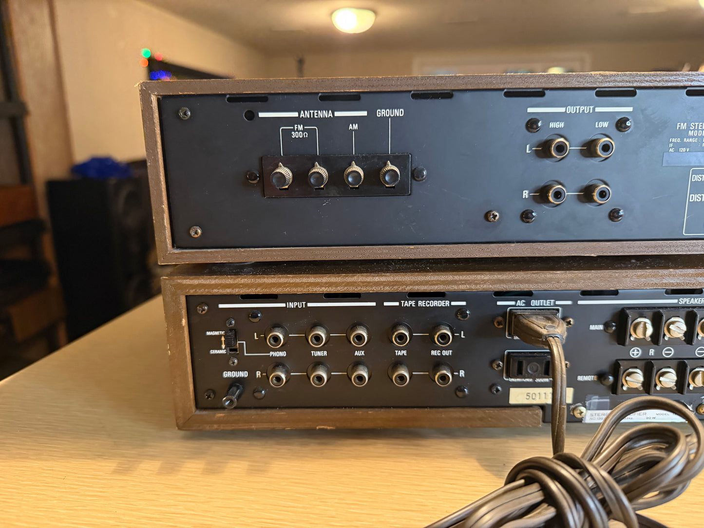 SONY TA-70 + ST-70 RaRe Vintage Stereo Amplifier Tuner Fresh Service! Near Mint!