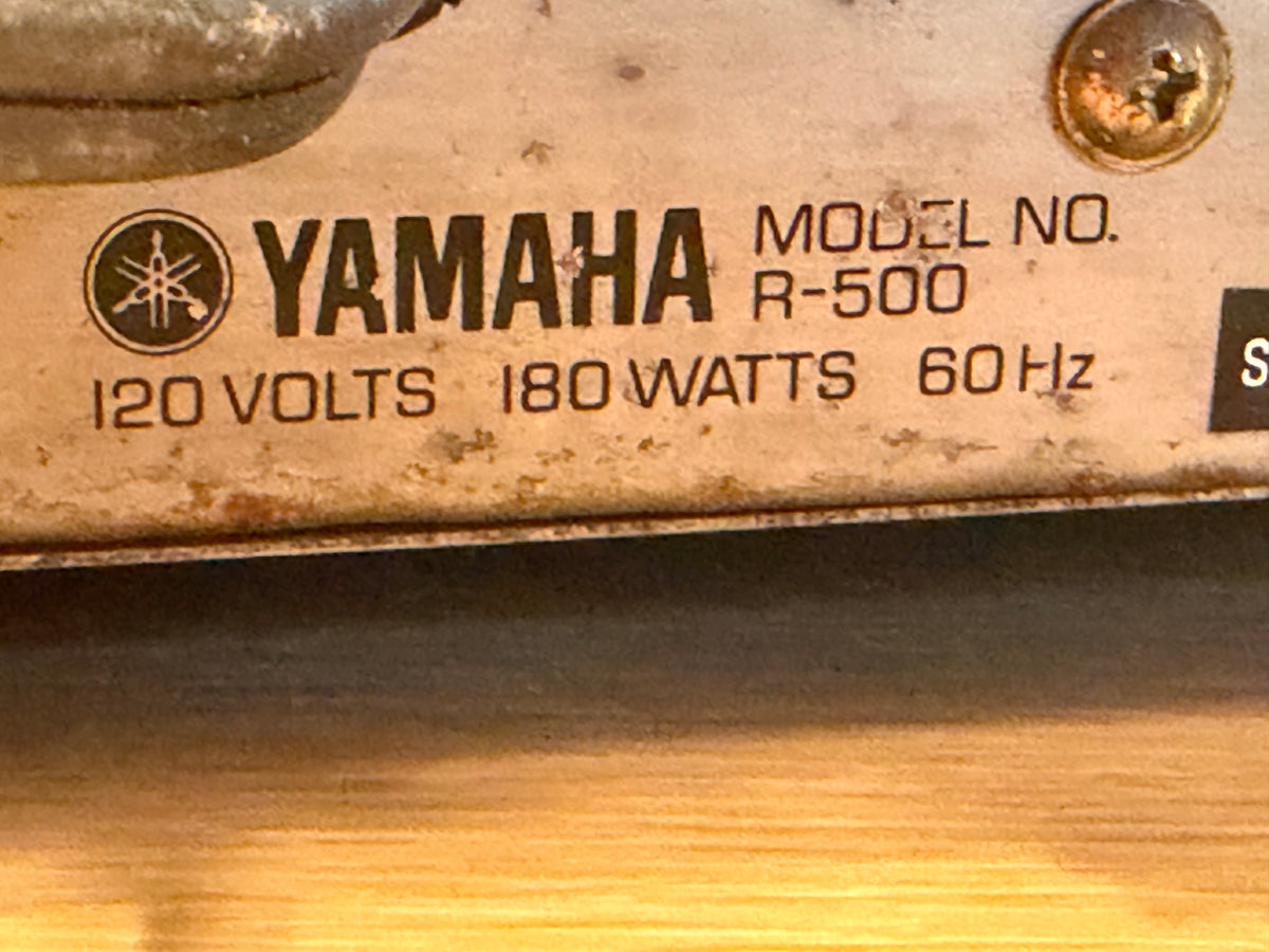 Yamaha R-500 Natural Sound AM/FM Stereo Receiver LED UPGRADE Fresh Service Wow🔥