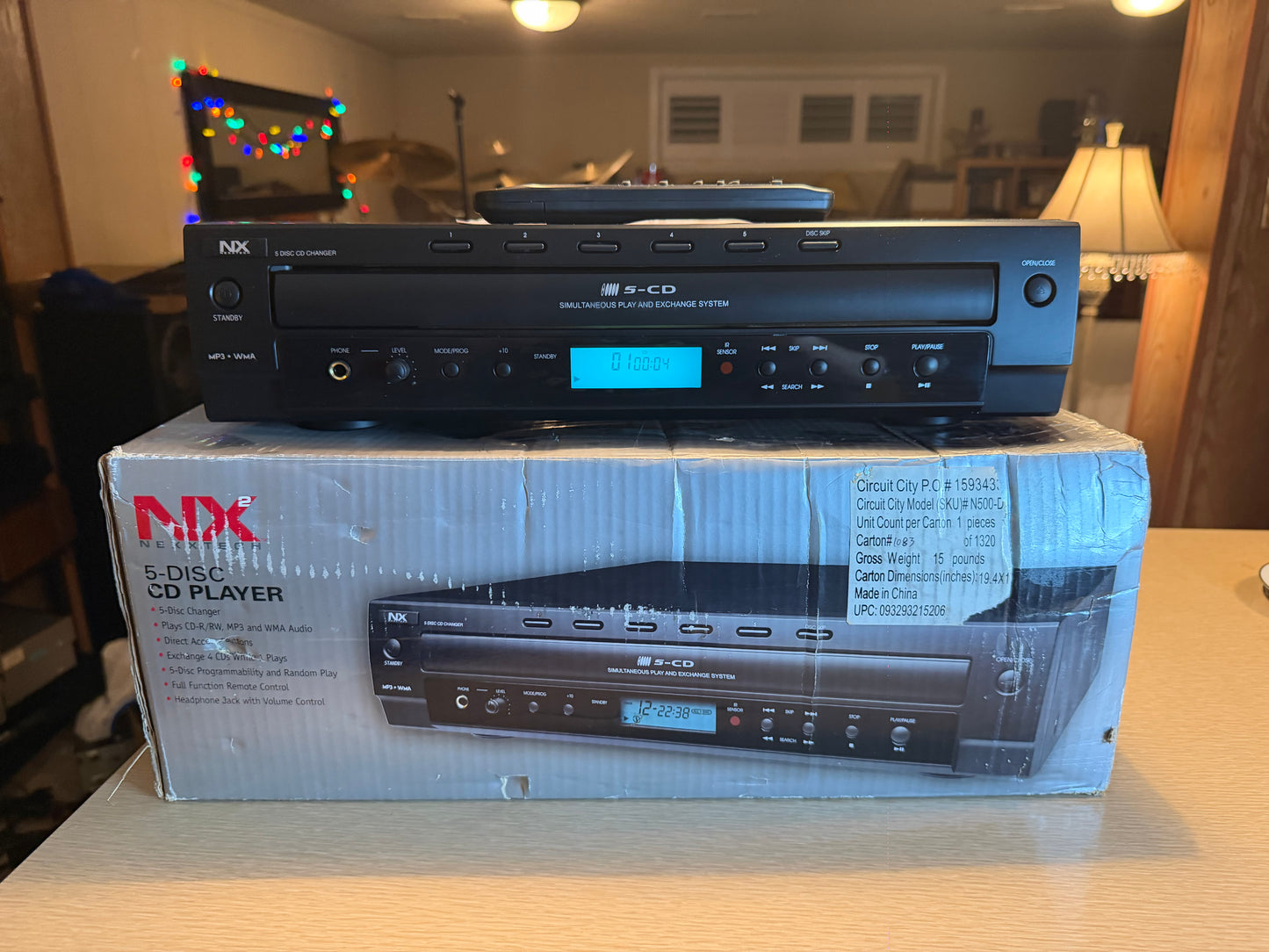 Nexxtech NX N500D 5 Disc CD Changer high fidelity MINT Open box rare V Rare!