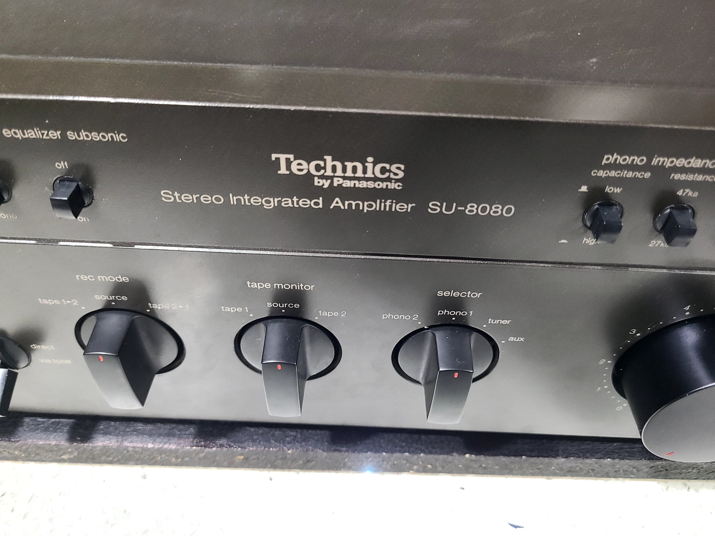 Vintage Technics Stereo Integrated Amplifier SU-8080 Pro Serviced High End Beast