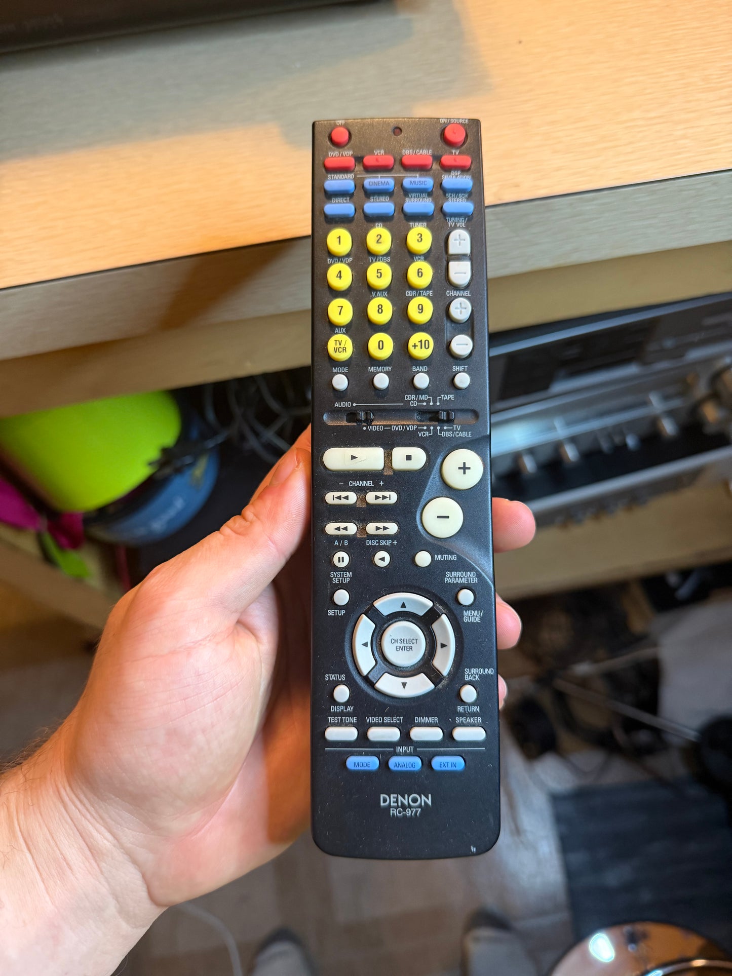 Denon AVR-1910 AV 7.1 Ch Digital Surround HDMI Receiver Remote Bundle SERVICED🔥