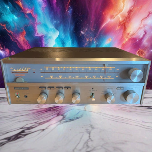 Vintage Harman Kardon HK 450 Receiver FULL Fresh Service Bulbs Replaced N Mint🔥