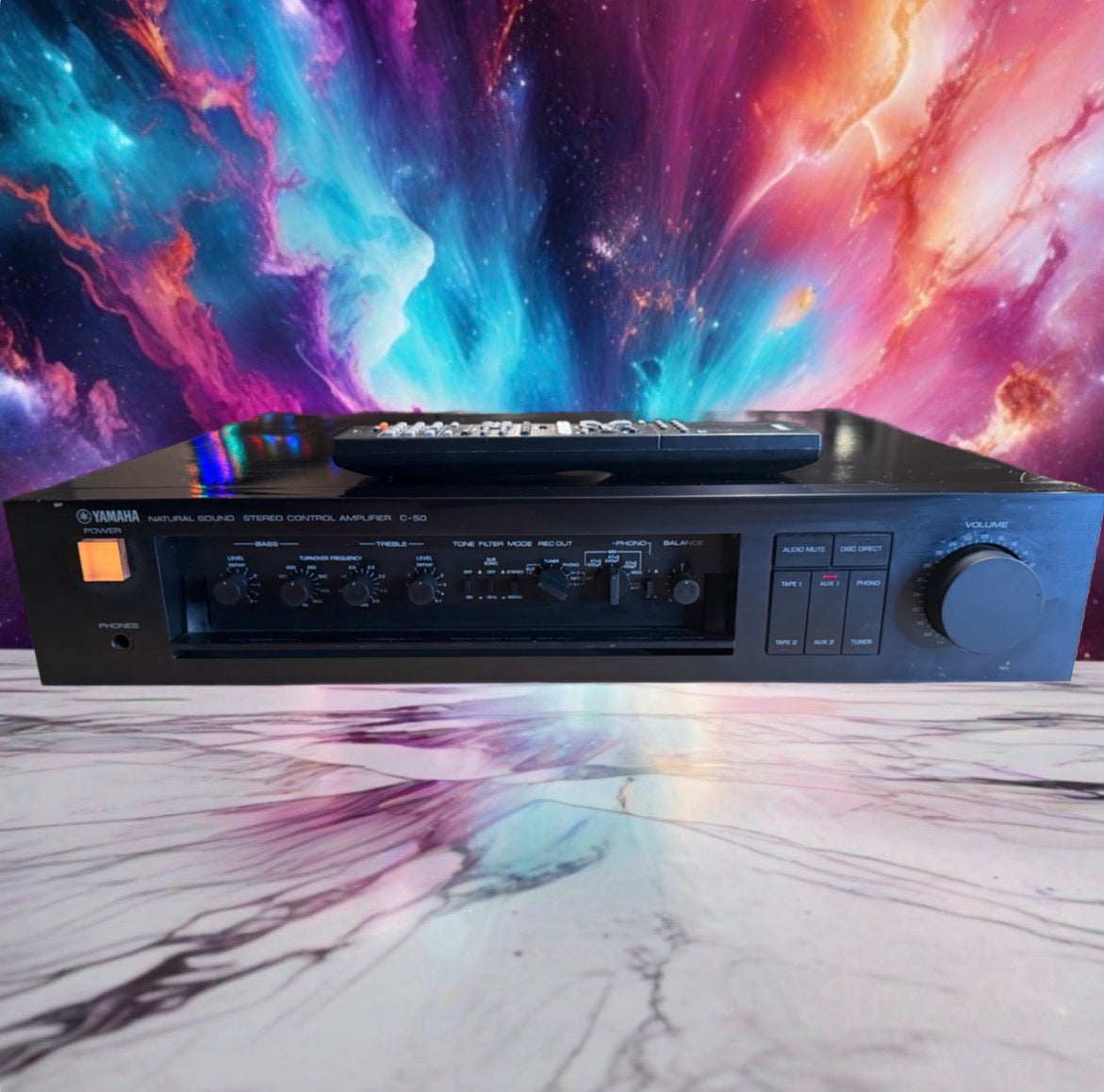 Yamaha C-50 Natural Sound Stereo Control Pre Amp/Amplifier Full Fresh Service🎶