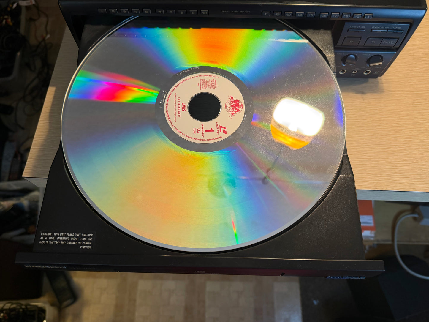 Pioneer CLD-1720K Cd Cdv Ld Laserdisc Karaoke Player Excellent Serviced Remote🔥