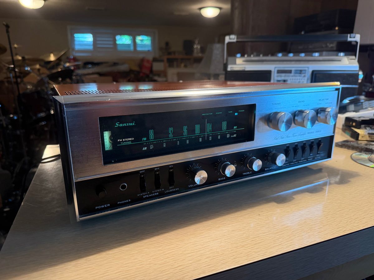 Serviced Sansui 3000A Solid State AM/FM Stereo Receiver Vintage Audiophile Rare!