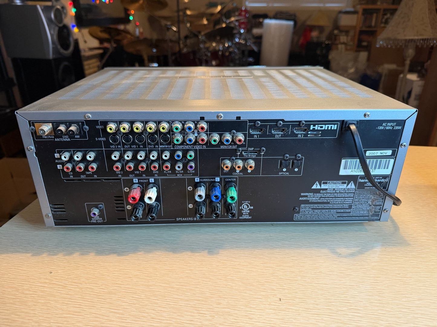 Harman Kardon AVR 146 5.1 CH HDMI Home Theater Surround Sound Stereo Receiver