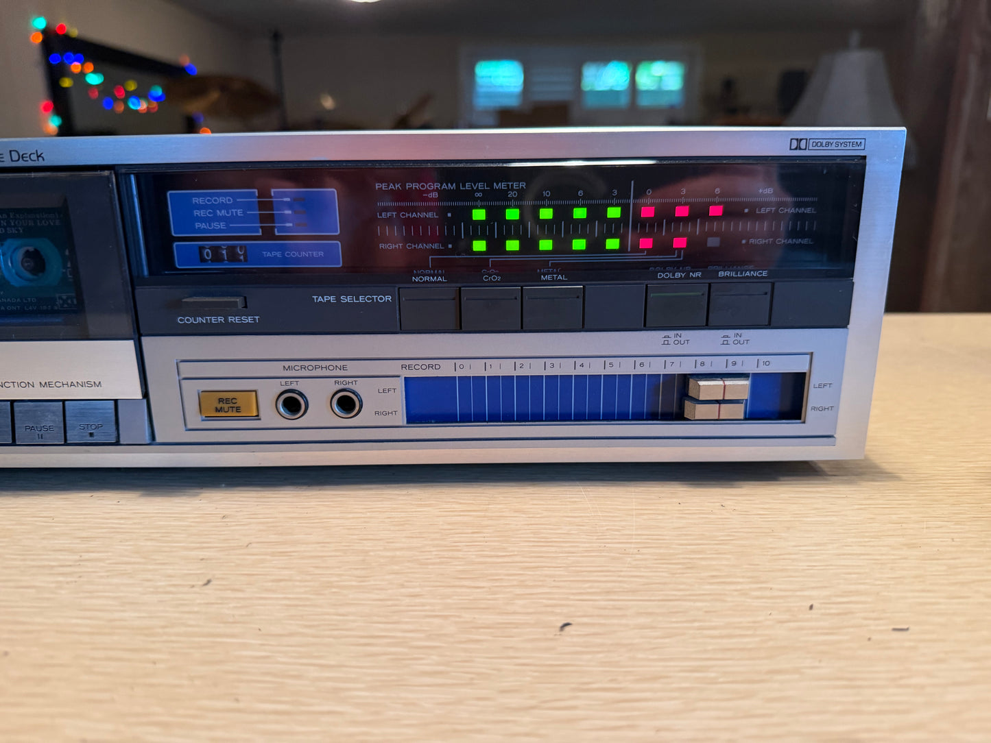Vintage Teac V-300 Stereo Cassette Deck Tested And Works!! Rare 80s
