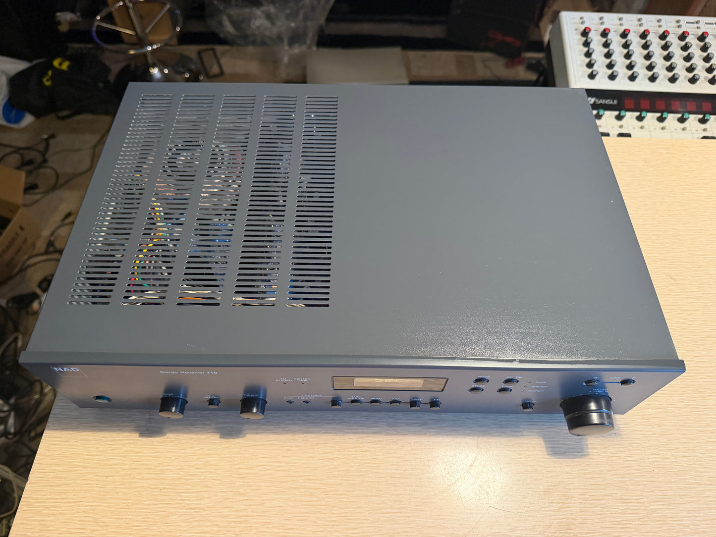 NAD 710  Stereo Hi-Fi Amplifier Tuner Fresh Service Bulbs Replaced Very Rare🔥🎶