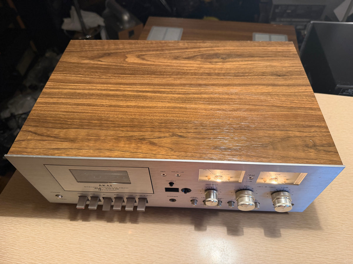 Akai CS-707D Stereo Cassette Deck Vintage HIFI Excellent CND Fresh Service🎶🔥