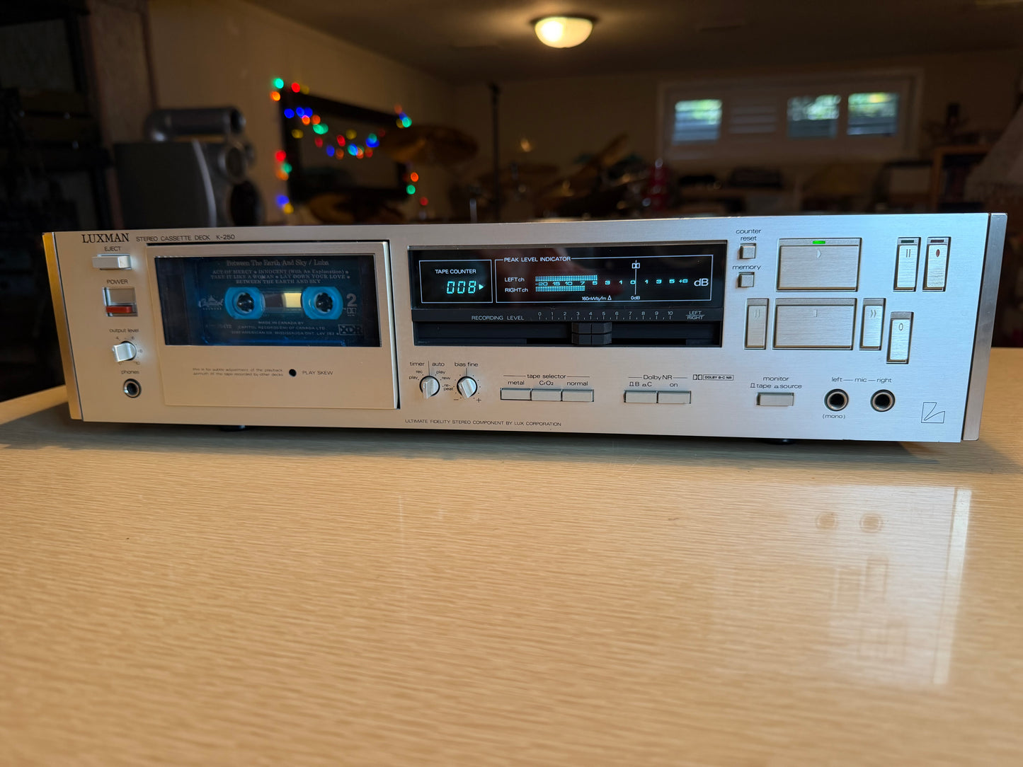 Luxman K-250 AUDIOPHILE 3 HEAD Cassette Deck FULL FRESH SERVICE V Rare ! 🔥🎶