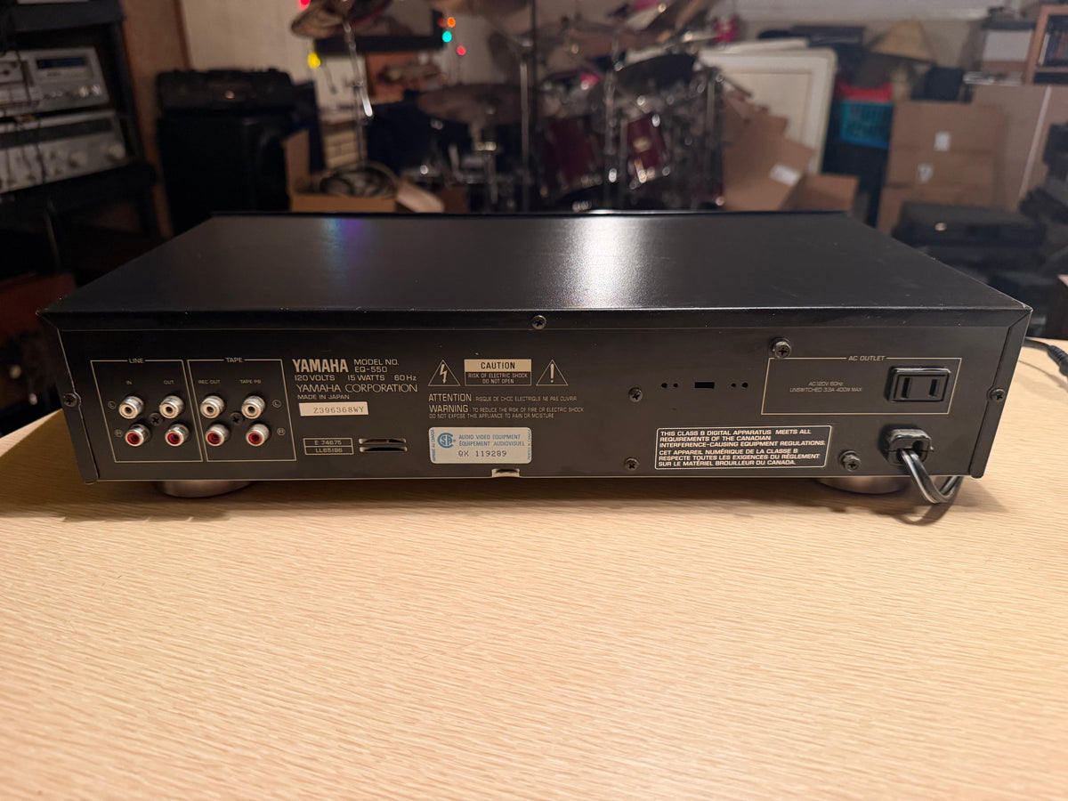 Vintage Yamaha EQ-550 Graphic Equalizer Natural Sound Japan - Fresh Service 🔥🎶