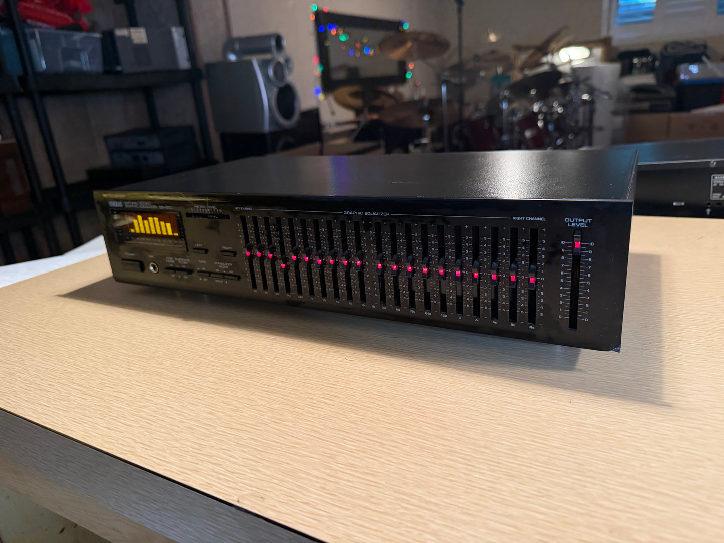 Yamaha EQ-550 Vintage Stereo Graphic Equalizer RARE Made In Japan Serviced Clean