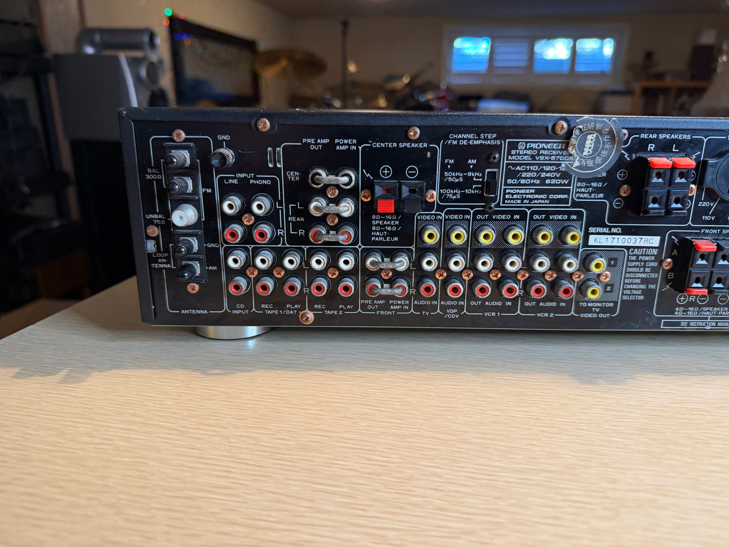 Pioneer VSX-5700S Audio / Video Stereo Receiver 105 WPC TANK Serviced V Rare🔥
