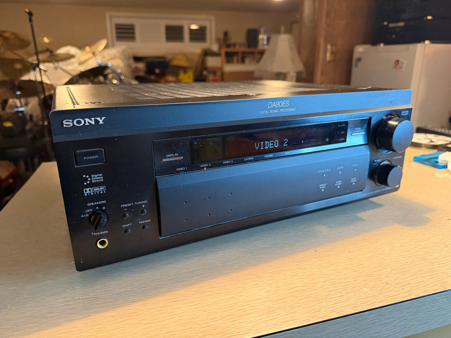 Sony STR-DA80ES 5.2 Channel AV Receiver FM AM Home Theater Fully Tested+Cleaned (Copy)