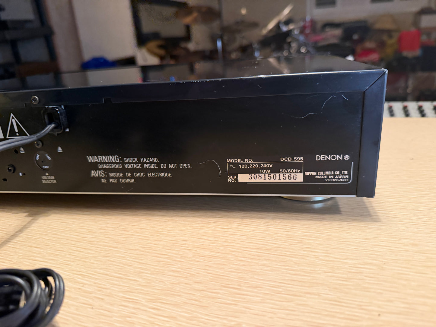 Denon DCD-595 PCM Audio Technology/Compact Disc Player Full Fresh Service Beauty