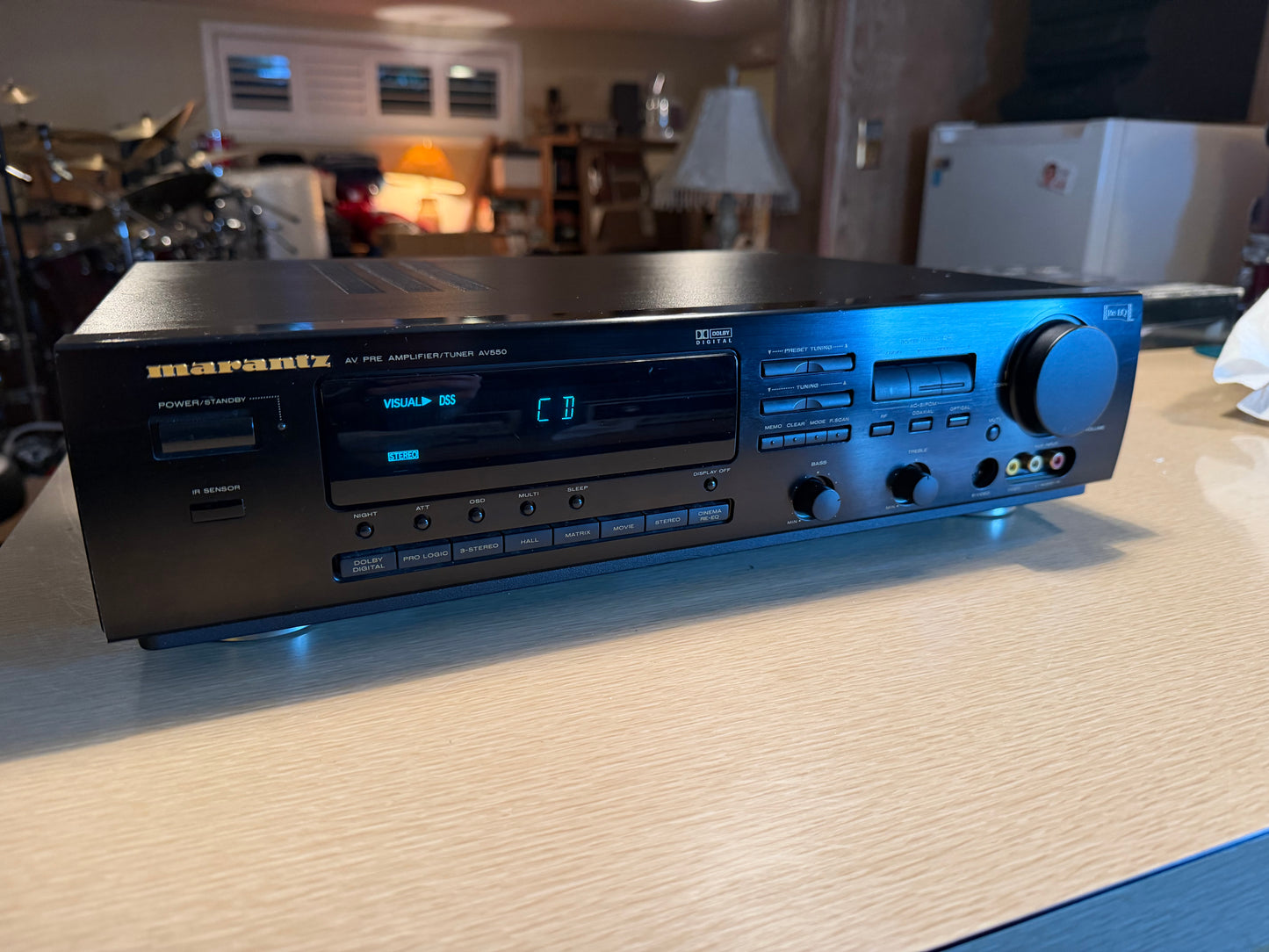 Marantz AV Preamplifier/ Tuner AV 550 High Fidelity Full Fresh Service V Rare🔥