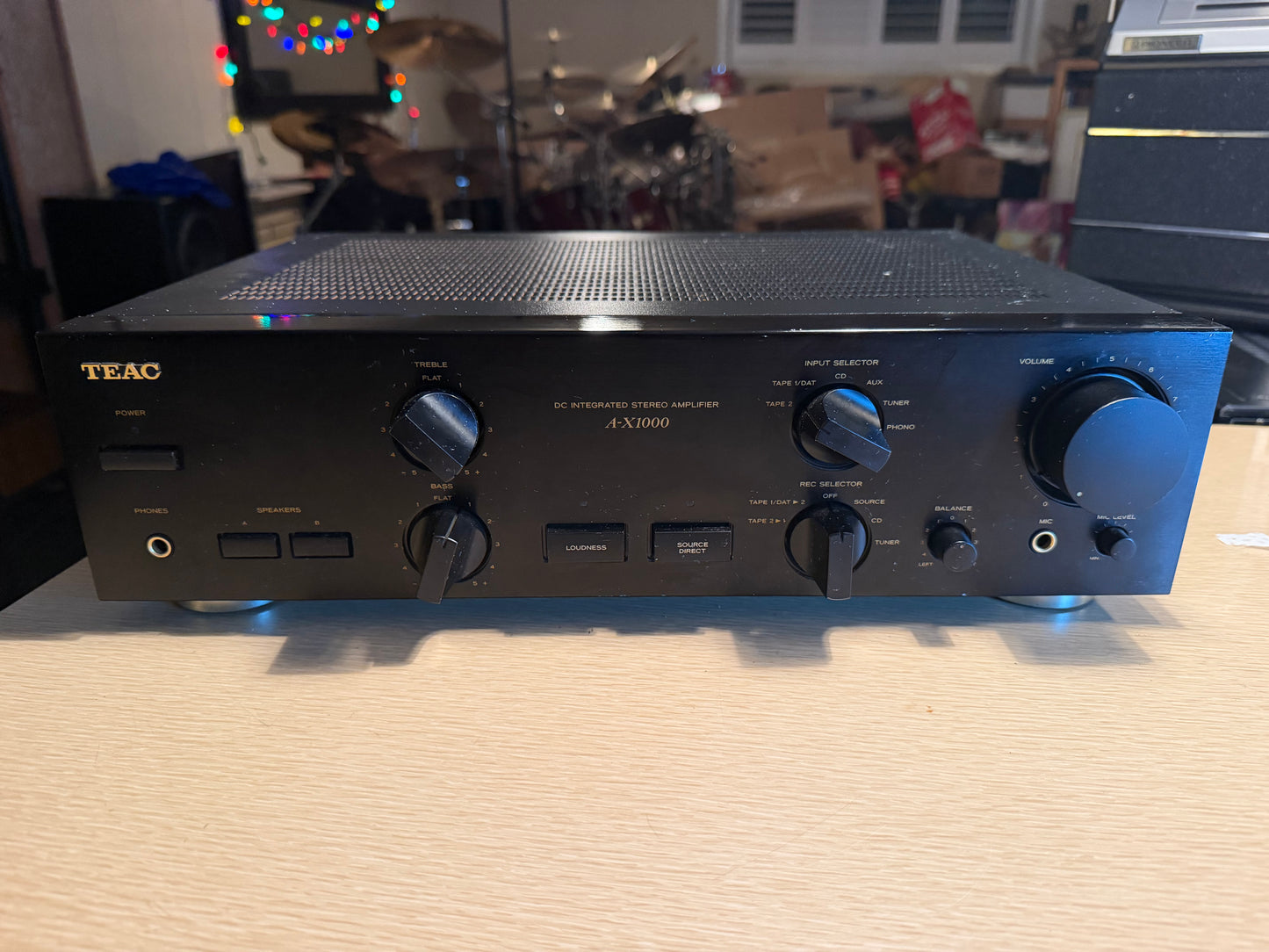 TEAC A-X1000 Audiophile DC Integrated Stereo Amplifier SERVICED Extremely Rare!