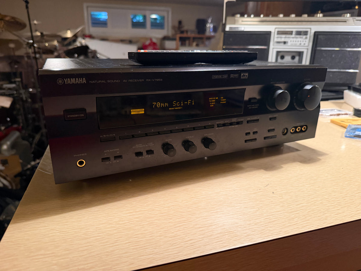 Yamaha RX-V795a A/V Receiver Stereo 5.1 Channels Bundle w/Remote Serviced Beauty