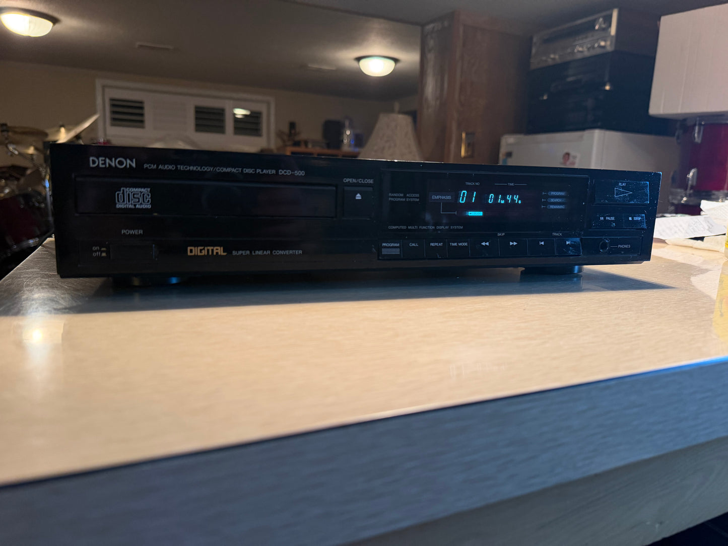 Denon DCD-500 PCM Audio Technology/Compact Disc Player Full Fresh Service Beauty