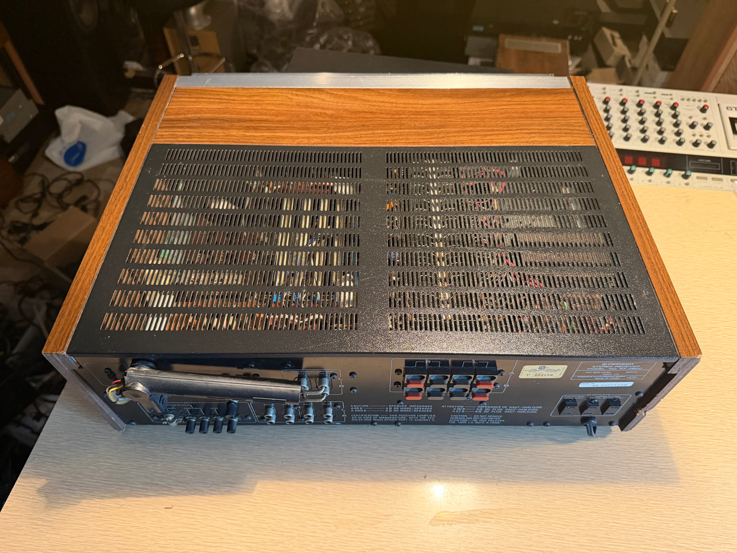 Vintage Pioneer SX-3800 Receiver Amplifier Beautiful Shape Full FRESH Servicing!