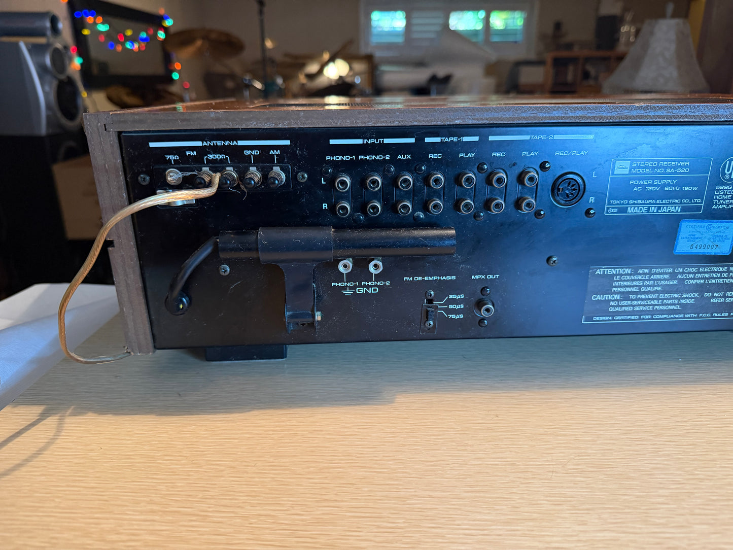 Toshiba Stereo Receiver SA-520 - Made In Japan 1976 - Serviced & Works Great🎶🔥