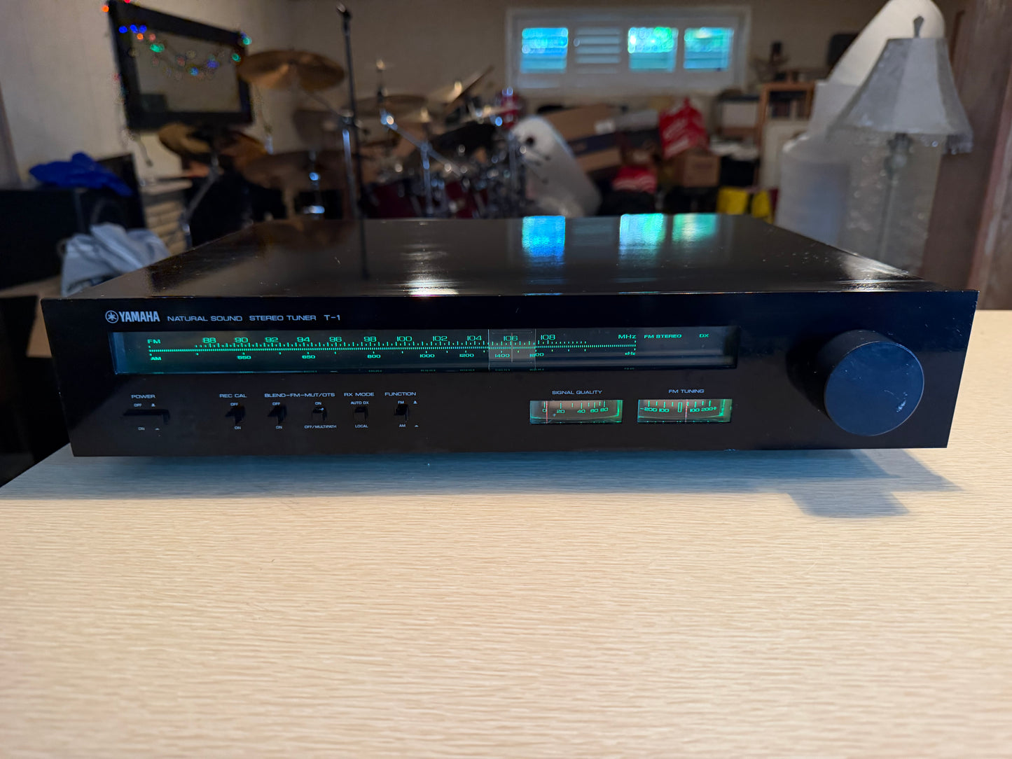 Vintage Yamaha T-1 Natural Sound Audiophile AM/FM Tuner Full Fresh Service Rare!