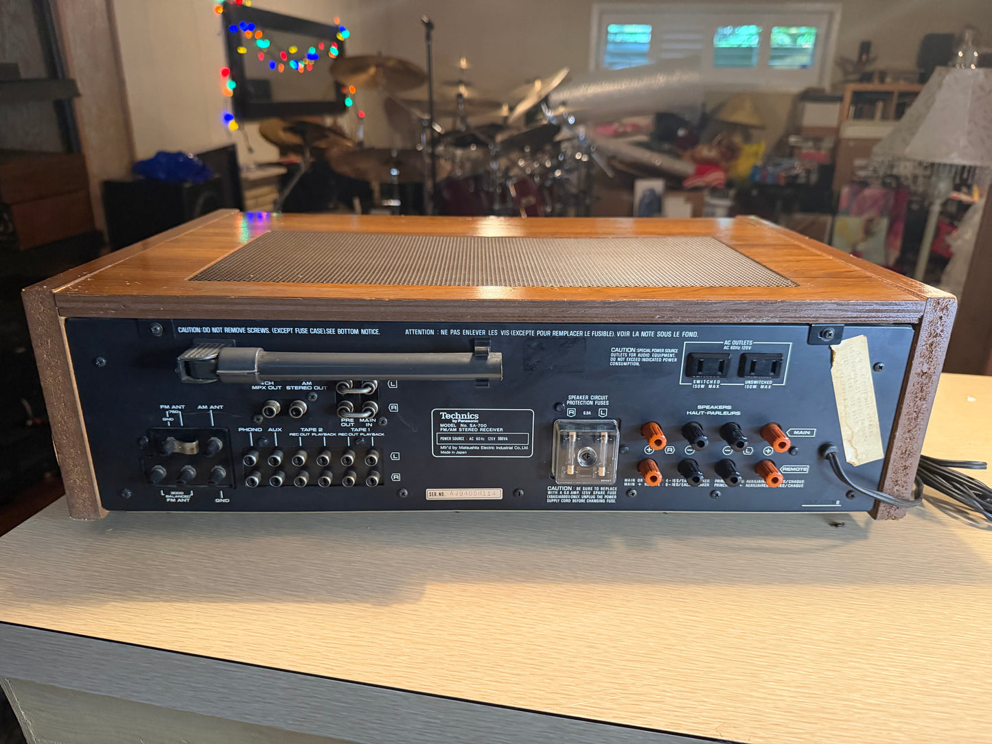 Technics  SA-700 AM/FM Stereo Radio Receiver FULL Pro Servicing Recapped Beauty!