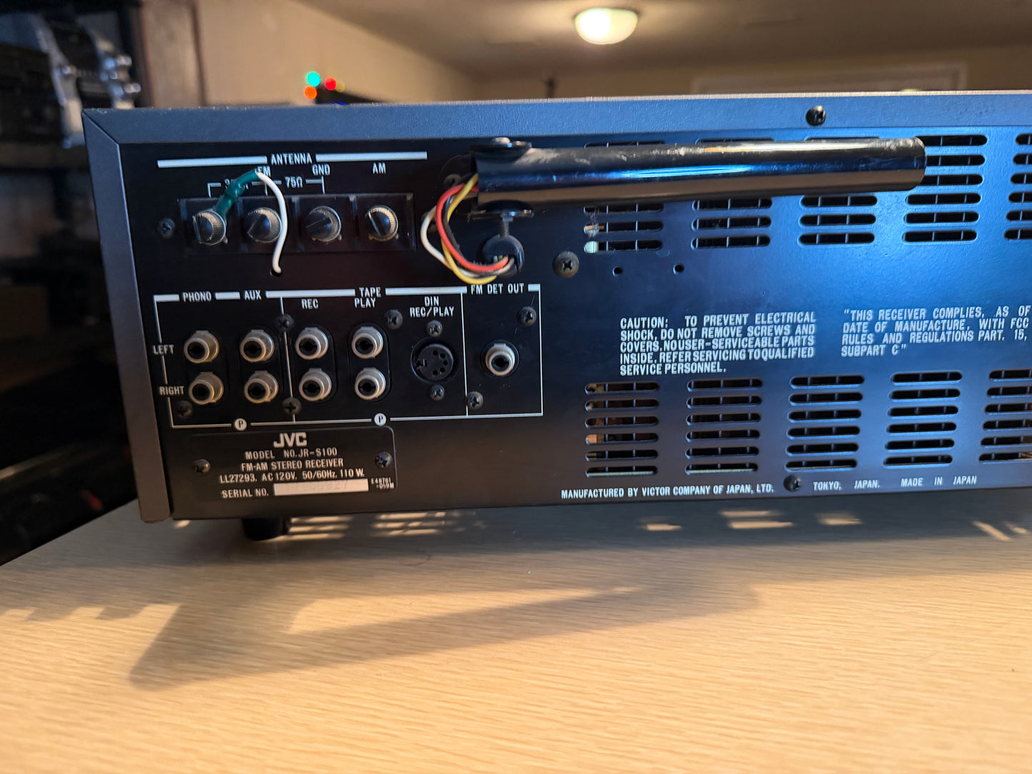 JVC JR-S100 Vintage Hi-Fi integrated amplifier Full FRESH SERVICE LED Replaced🔥