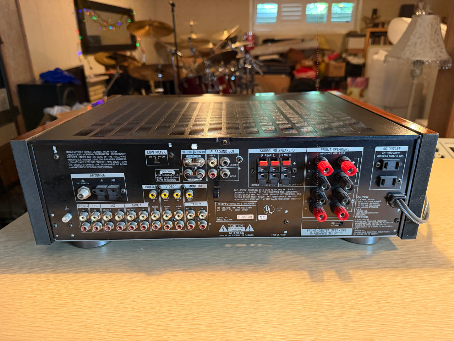Sony STR-GX909ES Vintage FM Stereo Receiver Fresh Service Mint Remote Bundle🔥🎶