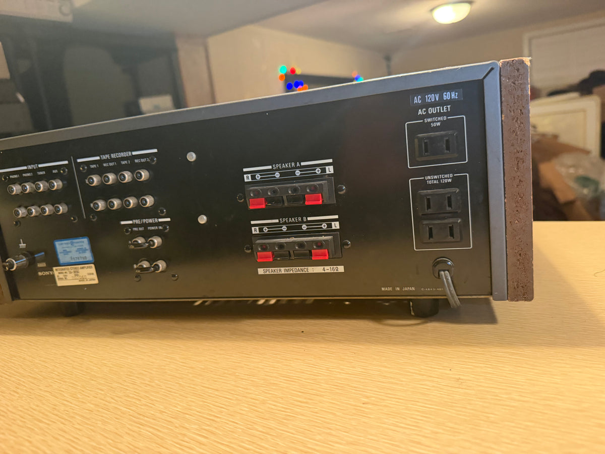 Sony TA-3650 Stereo Integrated Amplifier Japan 55 WPC Vintage Silver Serviced🎶