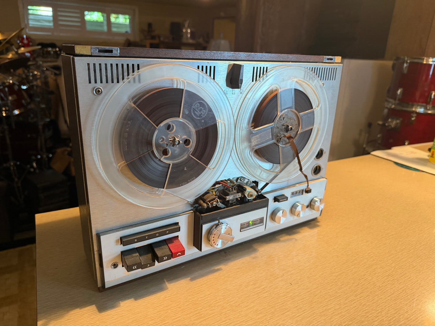 Telefunken Magnetophen M205 Reel to Reel Made in Germany Tested Fully Working🎶