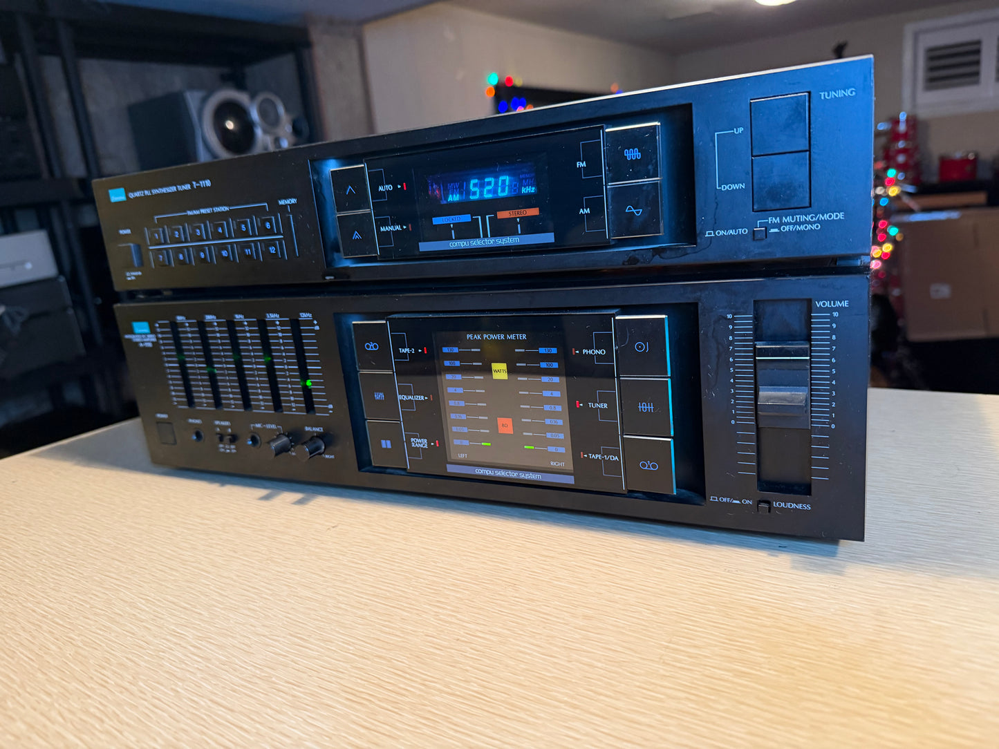 Sansui A-1110 Integrated DC Servo Stereo Amplifier & T-1110 Tuner Tested V Rare!