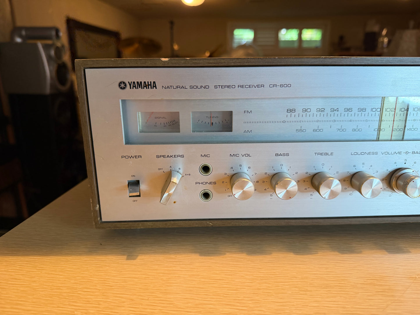 Vintage Yamaha CR-600 Natural Sound Stereo Receiver  Serviced & Cleaned Beauty🎶