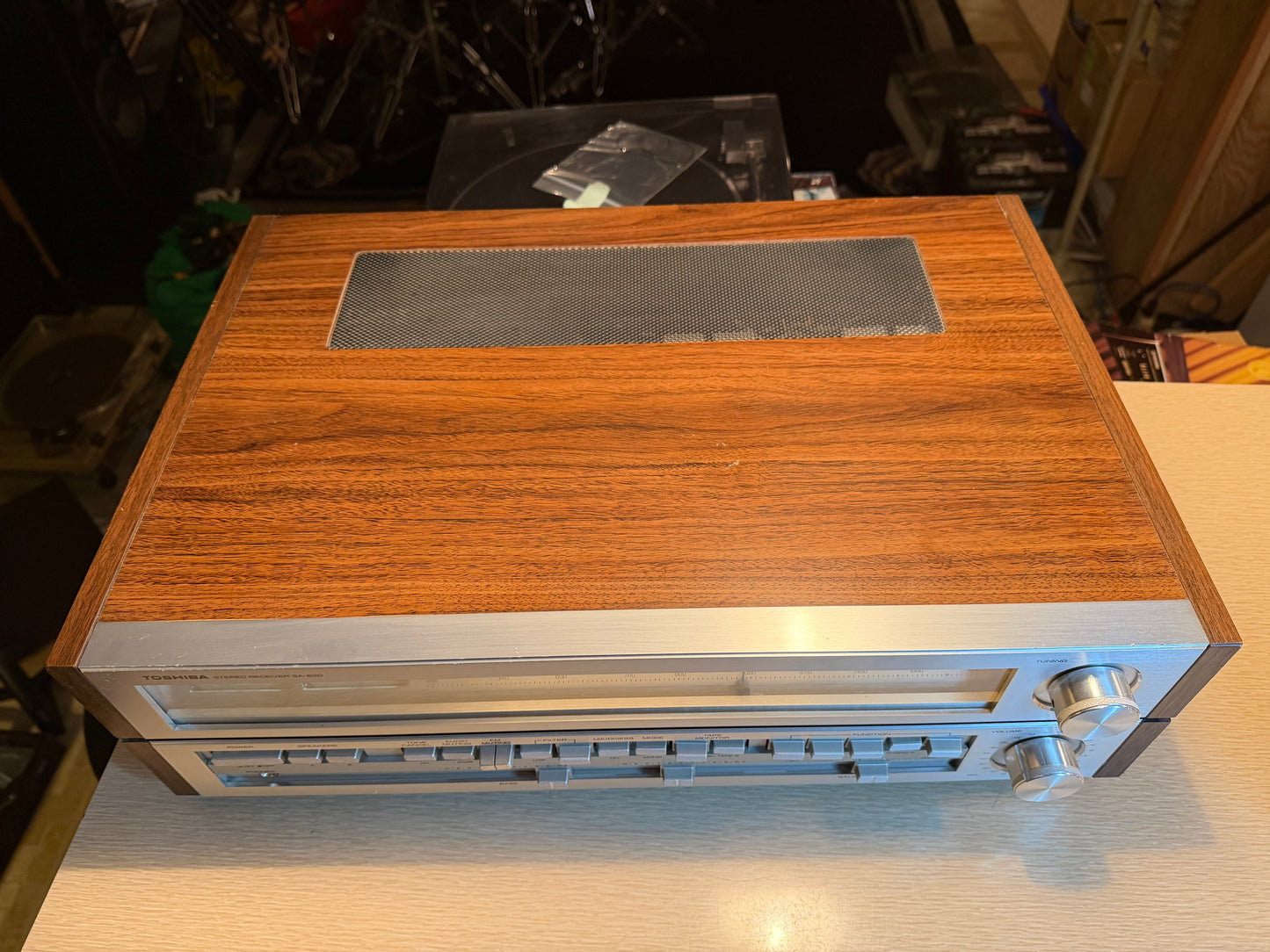 Vintage Toshiba SA-620 Vintage Stereo Receiver Made in Japan SERVICED BEAST!