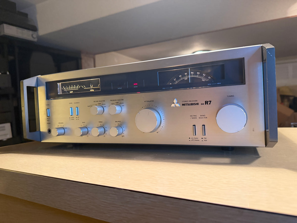 Mitsubishi DA-R7 Stereo receiver High Fidelity Excellent CND Fresh Pro Service🔥