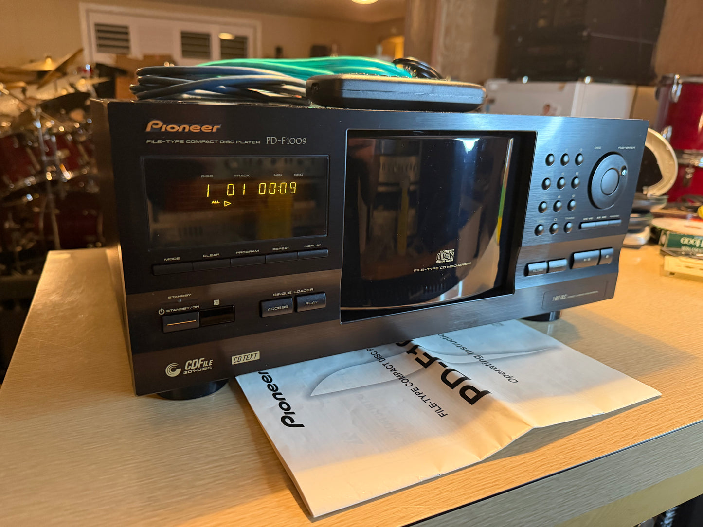 Pioneer  PD-F1009 301 CD Carousel Changer w/ Remote Like New MINT V Low Usage🔥