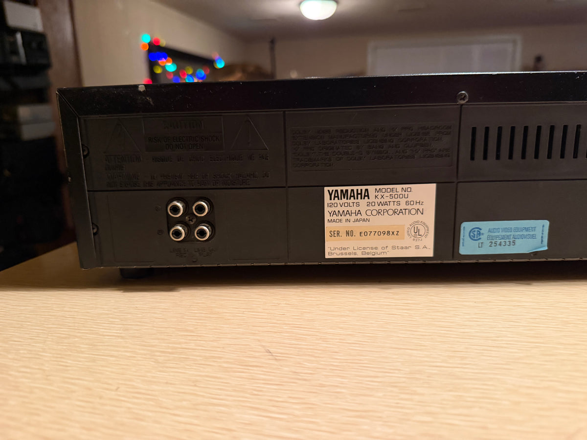 Yamaha KX-800U 3 Head Cassette Deck (SERVICED) Amorphous Head Very Rare 🎶🔥