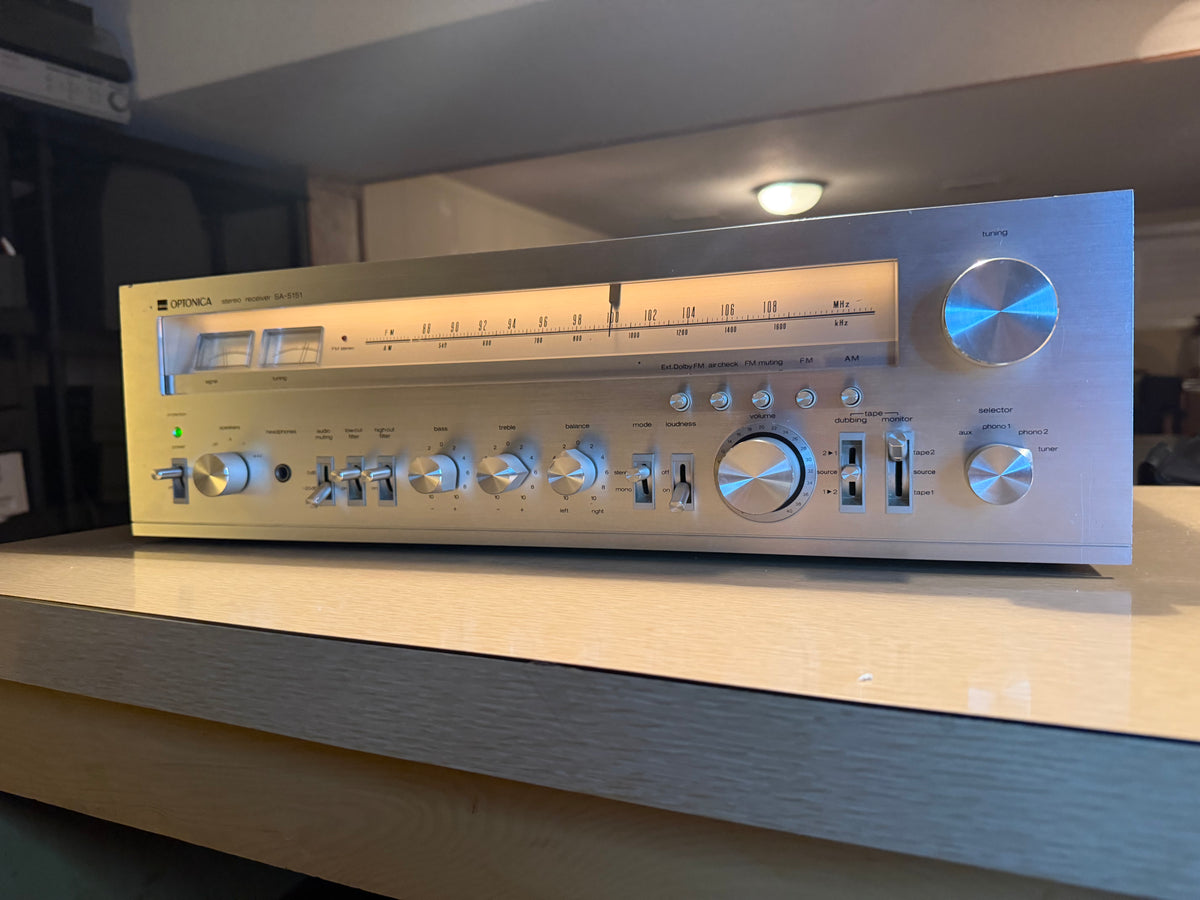 Optonica SA-5151 Vintage AM/FM Stereo Receiver MONSTER Serviced Sharp 85WPC🔥🎶