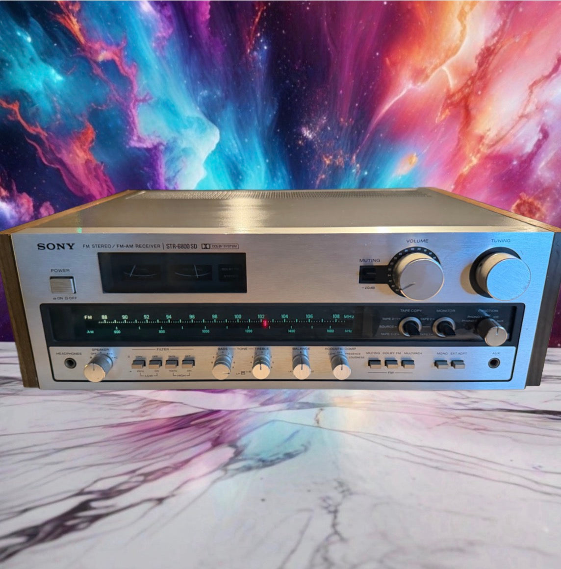 SONY STR-6800SD Hi-Fi Stereo RECEIVER Amplifier True 80WPC Beast Serviced Rare🔥